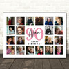 Photo Collage 90th Birthday Personalised Gift For Nan 20-Photo Print Or Canvas Photo Collage 90th Birthday Personalised Gift For Nan 20-Photo Print Or Canvas