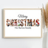 Photo Collage Christmas Personalised Gift For Anyone 9-Photo Print Or Canvas