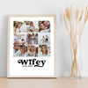 Photo Collage Wedding 8-Photo Personalised Gift For Wifey Print Or Canvas