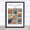 Photo Collage Valentine's Day Personalised Gift 6-Photo Print Or Canvas