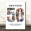 Photo Collage 50th Birthday 17-Photo Birthday Gift For Him 50 Print Or Canvas Photo Collage 50th Birthday 17-Photo Birthday Gift For Him 50 Print Or Canvas