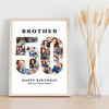 Photo Collage 50th Birthday 17-Photo Birthday Gift For Him 50 Print Or Canvas Photo Collage 50th Birthday 17-Photo Birthday Gift For Him 50 Print Or Canvas
