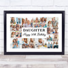 Photo Collage 50th Birthday Custom Gift For Daughter 22-Photo Print Or Canvas