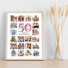 Photo Collage 50th Birthday Gift For Daughter-In-Law 20-Photo Print Or Canvas