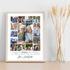 Photo Collage 100th Birthday Custom Gift For Husband 15-Photo Print Or Canvas