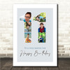 Photo Collage 6-Photo 11th Birthday Custom Gift For Boys Blue Print Or Canvas Photo Collage 6-Photo 11th Birthday Custom Gift For Boys Blue Print Or Canvas
