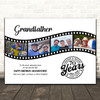 Photo Collage 70th Birthday Gift For Grandfather 4-Photo Film Print Or Canvas