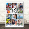 Photo Collage 11-Photo 6th Birthday Custom Gift For Kids Boys Print Or Canvas