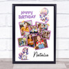 Photo Collage Kids Girls Birthday Gift 7-Photo Purple Unicorn Print Or Canvas Photo Collage Kids Girls Birthday Gift 7-Photo Purple Unicorn Print Or Canvas