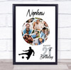 Photo Collage 21st Birthday Gift For Nephew 14-Photo Football Print Or Canvas Photo Collage 21st Birthday Gift For Nephew 14-Photo Football Print Or Canvas