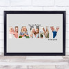 Photo Collage Grey 5-Photo Custom Gift For Nanny Any Occasion Print Or Canvas