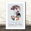 Photo Collage 5-Photo 3rd Birthday Custom Gift For Boys Blue Print Or Canvas Photo Collage 5-Photo 3rd Birthday Custom Gift For Boys Blue Print Or Canvas