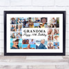 Photo Collage 70th Birthday Custom Gift For Grandma 22-Photo Print Or Canvas Photo Collage 70th Birthday Custom Gift For Grandma 22-Photo Print Or Canvas