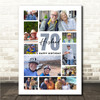 Photo Collage 70th Birthday Custom Gift For Husband 10-Photo Print Or Canvas Photo Collage 70th Birthday Custom Gift For Husband 10-Photo Print Or Canvas