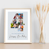 Photo Collage 7-Photo 4th Birthday Custom Gift For Boys Blue Print Or Canvas Photo Collage 7-Photo 4th Birthday Custom Gift For Boys Blue Print Or Canvas