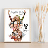 Photo Collage 18th Birthday Gift For Daughter-In-Law 9-Photo Print Or Canvas