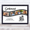 Photo Collage 18th Birthday Gift For Girlfriend 4-Photo Film Print Or Canvas Photo Collage 18th Birthday Gift For Girlfriend 4-Photo Film Print Or Canvas