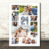 Photo Collage 21st Birthday Custom Gift For Brother 10-Photo Print Or Canvas Photo Collage 21st Birthday Custom Gift For Brother 10-Photo Print Or Canvas