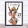 Photo Collage 21st Birthday Custom Gift For Daughter 9-Photo Print Or Canvas Photo Collage 21st Birthday Custom Gift For Daughter 9-Photo Print Or Canvas