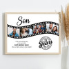 Photo Collage 21st Birthday Gift For Son 4-Photo Camera Film Print Or Canvas