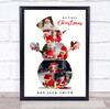 Photo Collage First Christmas Gift For Baby 10-Photo Snowman Print Or Canvas Photo Collage First Christmas Gift For Baby 10-Photo Snowman Print Or Canvas