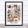 Photo Collage Kids Memorial Custom Gift For Anyone 15-Photo Print Or Canvas