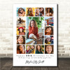Photo Collage 30th Birthday Gift For Granddaughter 15-Photo Print Or Canvas
