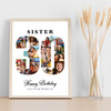 Photo Collage 30th Birthday Custom Gift For Her 18-Photo 30 Print Or Canvas Photo Collage 30th Birthday Custom Gift For Her 18-Photo 30 Print Or Canvas