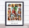 Photo Collage 30th Birthday Gift For Sister-In-Law 15-Photo Print Or Canvas