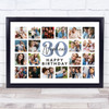 Photo Collage 30th Birthday Custom Gift For Nephew 20-Photo Print Or Canvas Photo Collage 30th Birthday Custom Gift For Nephew 20-Photo Print Or Canvas