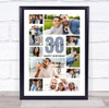 Photo Collage Print Or Canvas 30th Birthday Personalised Gift For Son 10-Photo