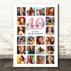 Photo Collage 40th Birthday Gift For Cousin 20-Photo Female Print Or Canvas Photo Collage 40th Birthday Gift For Cousin 20-Photo Female Print Or Canvas