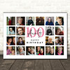 Photo Collage 100th Birthday Custom Gift For Aunty 20-Photo Print Or Canvas Photo Collage 100th Birthday Custom Gift For Aunty 20-Photo Print Or Canvas