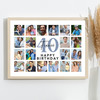 Photo Collage 40th Birthday Custom Gift For Fiancé 20-Photo Print Or Canvas Photo Collage 40th Birthday Custom Gift For Fiancé 20-Photo Print Or Canvas