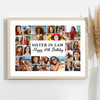Photo Collage 40th Birthday Gift For Sister-In-Law 22-Photo Print Or Canvas