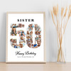 Photo Collage 50th Birthday Gift For Her 17-Photo Number 50 Print Or Canvas Photo Collage 50th Birthday Gift For Her 17-Photo Number 50 Print Or Canvas