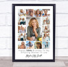 Photo Collage 50th Birthday Gift For Mother-In-Law 15-Photo Print Or Canvas Photo Collage 50th Birthday Gift For Mother-In-Law 15-Photo Print Or Canvas