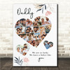 Photo Collage Father's Day Gift For Daddy 19-Photo Any Occasion Print Canvas Photo Collage Father's Day Gift For Daddy 19-Photo Any Occasion Print Canvas