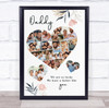 Photo Collage Father's Day Gift For Daddy 19-Photo Any Occasion Print Canvas Photo Collage Father's Day Gift For Daddy 19-Photo Any Occasion Print Canvas