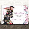 Photo Collage Graduation Gift For Student 7-Photo Graduate Pink Print Canvas