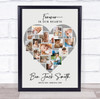 Photo Collage Kids Memorial Gift For Anyone 16-Photo Grey Heart Print Or Canvas Photo Collage Kids Memorial Gift For Anyone 16-Photo Grey Heart Print Or Canvas