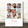Photo Collage Mother's Day Gift For Mum 9-Photo No One Like You Print Or Canvas