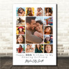 Photo Collage 30th Birthday Custom Gift For Girlfriend 15-Photo Print Or Canvas