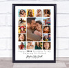 Photo Collage 30th Birthday Custom Gift For Girlfriend 15-Photo Print Or Canvas Photo Collage 30th Birthday Custom Gift For Girlfriend 15-Photo Print Or Canvas