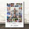 Photo Collage 100th Birthday Gift For Grandad 15-Photo Portrait Print Or Canvas Photo Collage 100th Birthday Gift For Grandad 15-Photo Portrait Print Or Canvas