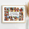 Photo Collage 40th Birthday Gift For Fiancée 22-Photo Landscape Print Or Canvas Photo Collage 40th Birthday Gift For Fiancée 22-Photo Landscape Print Or Canvas