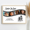 Photo Collage 40th Birthday Gift For Sister-In-Law 4-Photo Film Print Or Canvas Photo Collage 40th Birthday Gift For Sister-In-Law 4-Photo Film Print Or Canvas