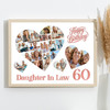 Photo Collage 60th Birthday Gift For Daughter-In-Law 20-Photo s Print Or Canvas Photo Collage 60th Birthday Gift For Daughter-In-Law 20-Photo s Print Or Canvas