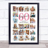 Photo Collage 60th Birthday Custom Gift For Girlfriend 20-Photo Print Or Canvas Photo Collage 60th Birthday Custom Gift For Girlfriend 20-Photo Print Or Canvas