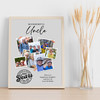 Photo Collage 100th Birthday Custom Gift For Uncle 7-Photo Grey Print Or Canvas Photo Collage 100th Birthday Custom Gift For Uncle 7-Photo Grey Print Or Canvas